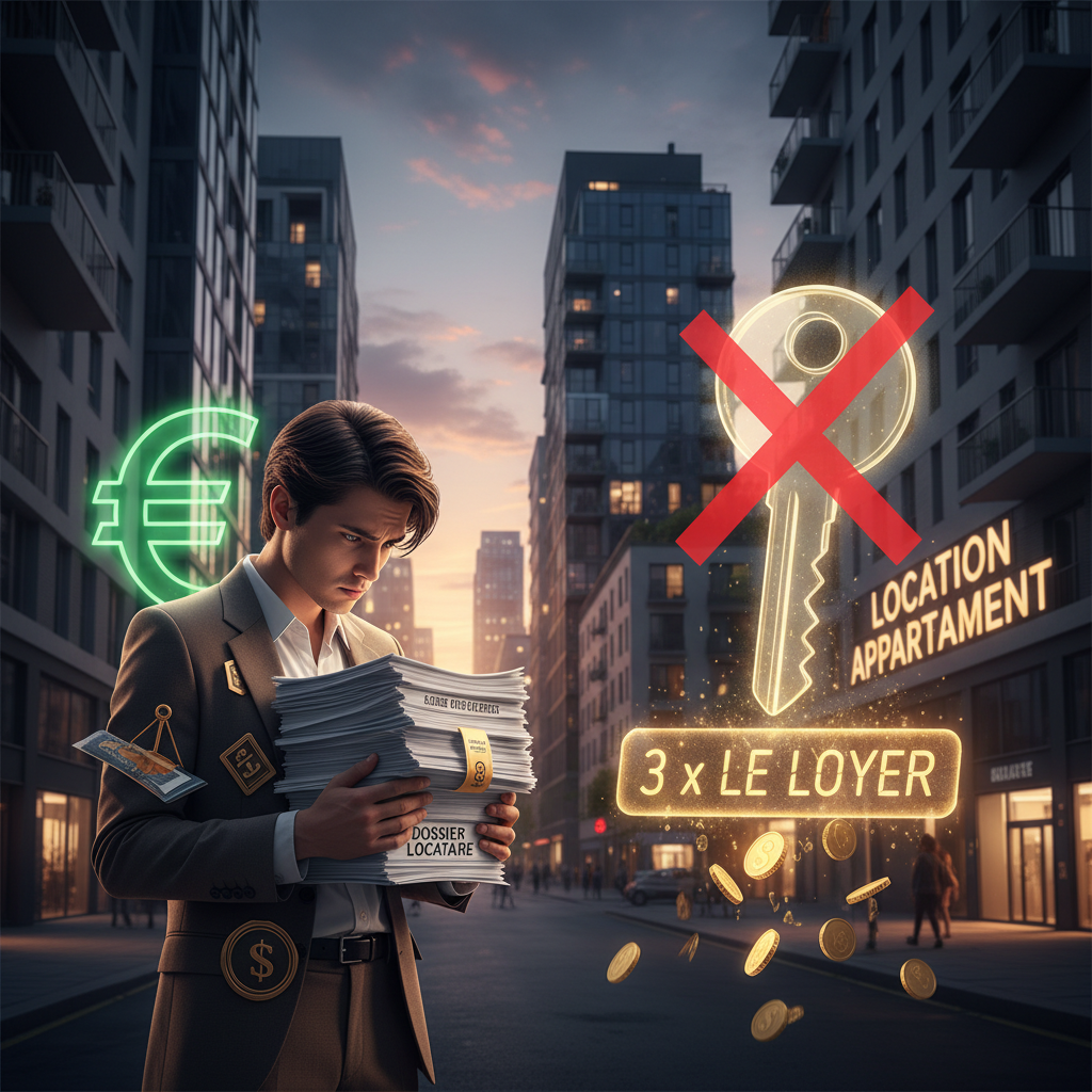 Ton dossier est parfait, mais tu n'auras pas l'appart