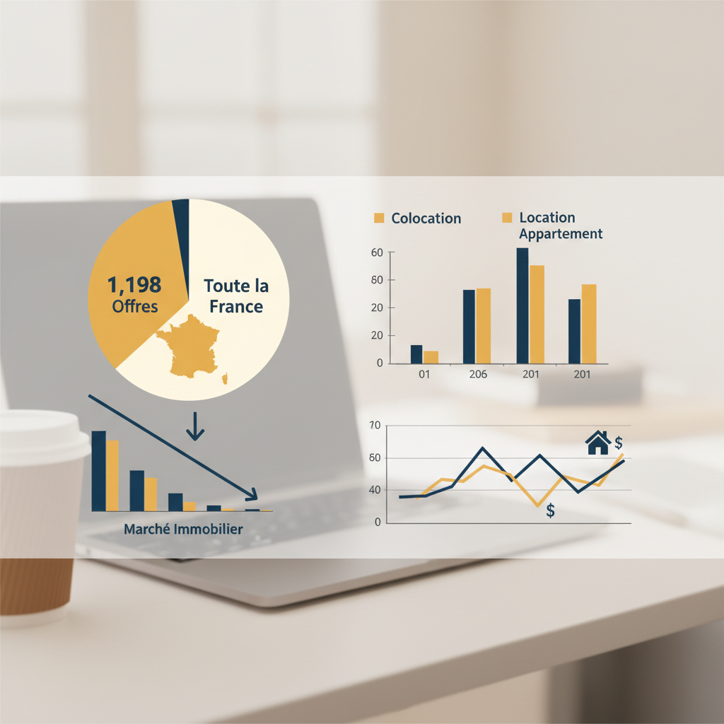 Colocation : 1 198 offres pour toute la France, c'est la dèche ?