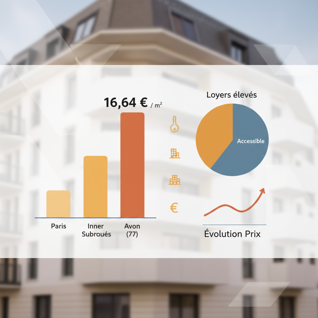 Avon (77) : 16,64 € le m², la banlieue n'est plus un cadeau