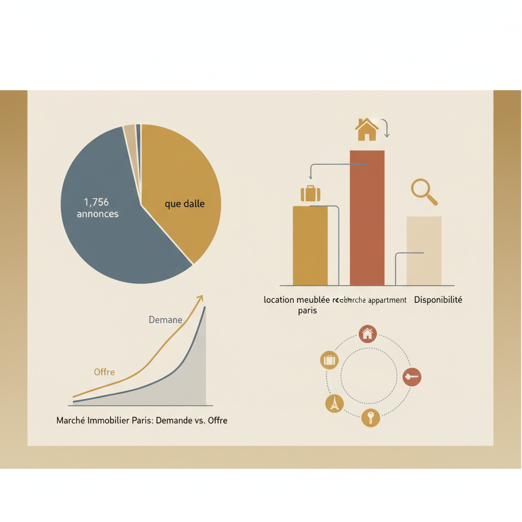 Meublés à Paris : Pourquoi 1 756 annonces, c’est en fait que dalle