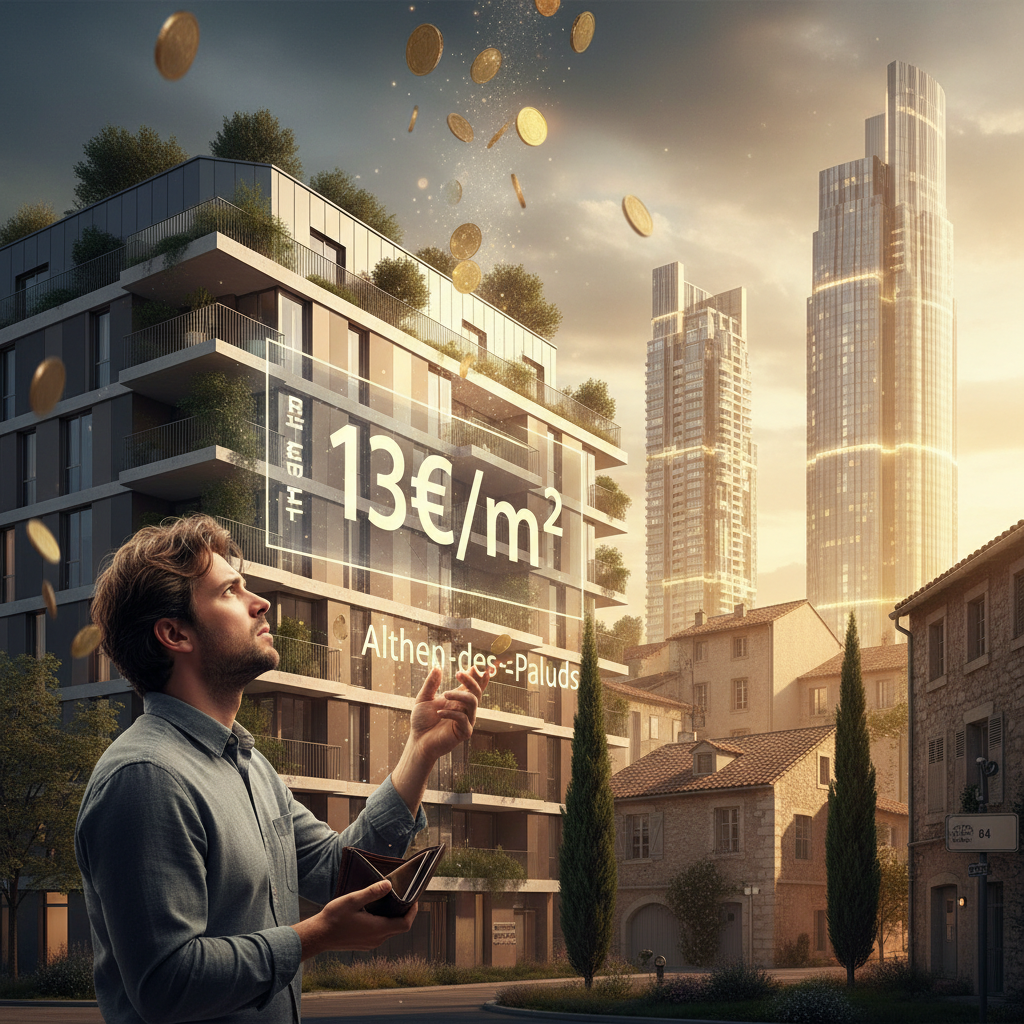 Althen-des-Paluds : 13€ le m², la petite ville qui se prend pour une grande
