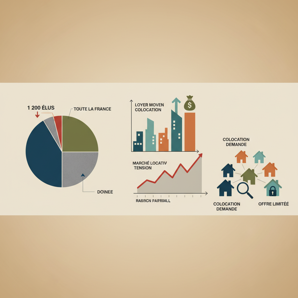Coloc : seulement 1 200 élus pour toute la France ? Ça pique